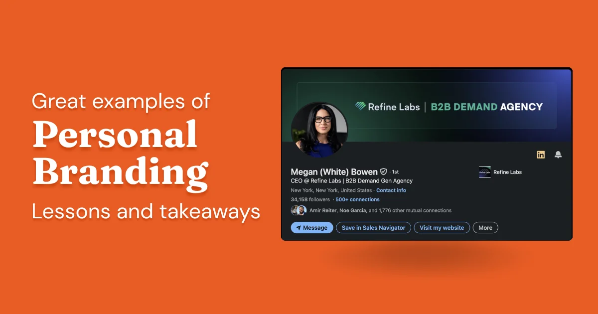 Great examples of LinkedIn personal branding: lessons and takeaways