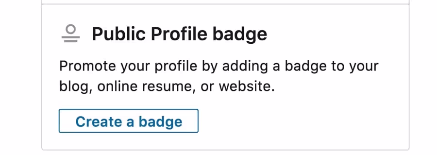 How to create a LinkedIn profile badge for a website or blog